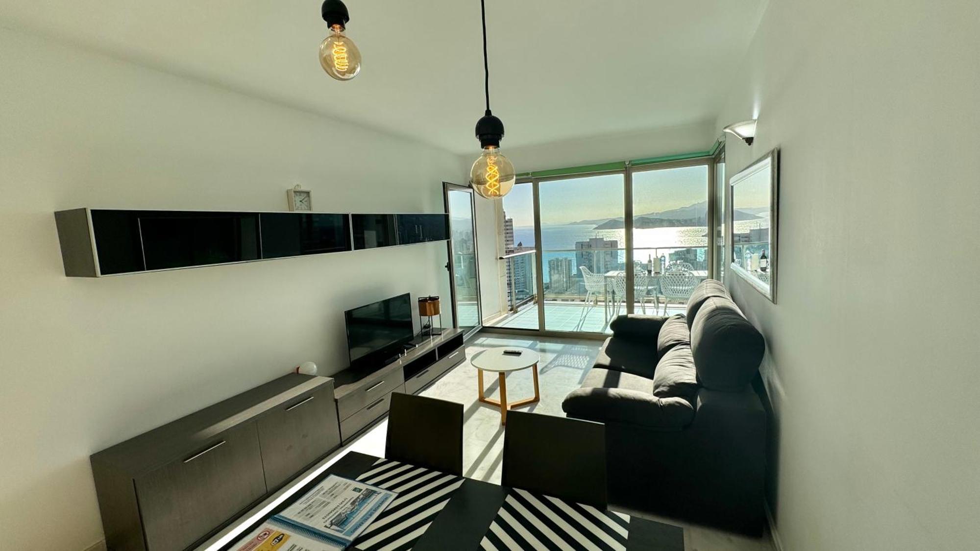 Highrise Apartment With Stunning Views From Private Balcony 85 Benidorm Buitenkant foto